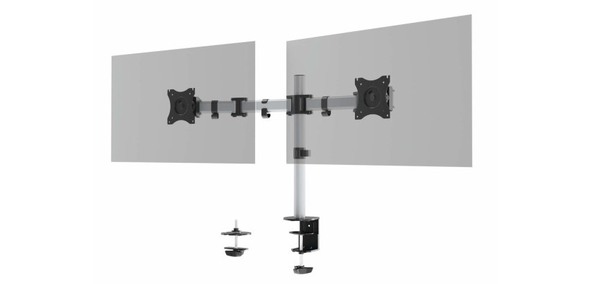 Durable 509523 flat screen desk mount 68.6 cm (27") Wall Silver