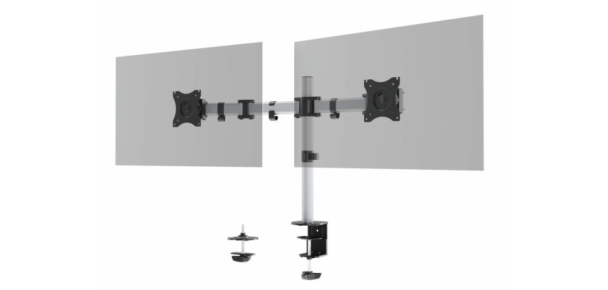 Langlebiger 509523 Flachbildschirmhalterung für Schreibtisch 68,6 cm (27") Wand Silber