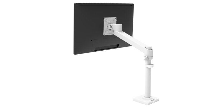Ergotron NX Series NX MONITOR ARM WHITE 86,4 cm (34") Bureau Noir, Blanc