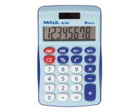 Calculatrice de bureau maul mj450 junior 8 chiffres       coloris bleu
