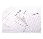 PAPIER AFFICHE REGLURE, Paquet de 25 feuilles séyès 90g/m2 au format 60x80cm