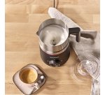Severin SM 3585 montalatte e scaldalatte Nero, Argento