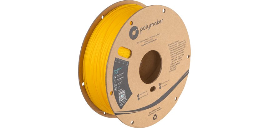 Polymaker PA02007 3D-printmateriaal Polymelkzuur Geel 1 kg