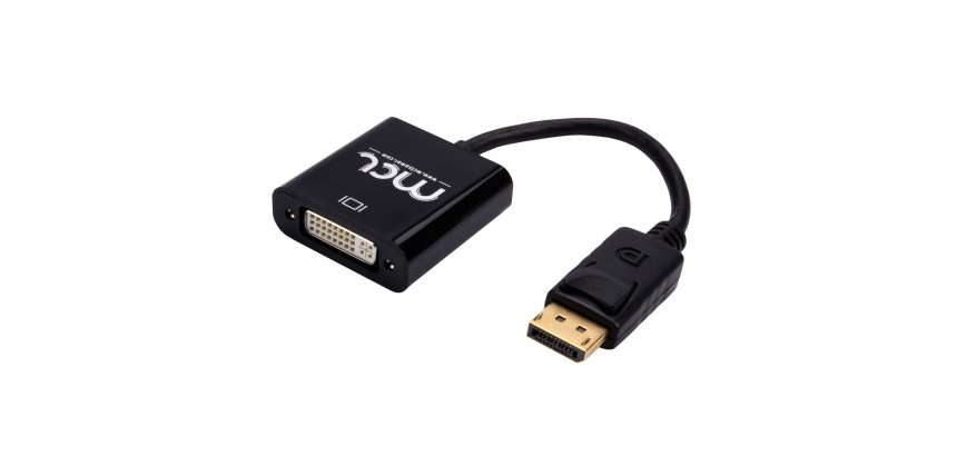 MCL CG-290CAZ câble vidéo et adaptateur 0,15 m DisplayPort DVI Noir