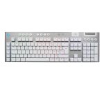 Logitech G G915 X LIGHTSPEED clavier Gaming USB + RF Wireless + Bluetooth AZERTY Français Blanc