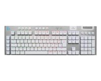 Logitech G G915 X LIGHTSPEED clavier Gaming USB + RF Wireless + Bluetooth AZERTY Français Blanc