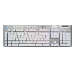 Logitech G G915 X LIGHTSPEED clavier Gaming USB + RF Wireless + Bluetooth AZERTY Français Blanc