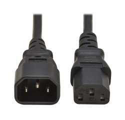 Eaton P004-P5M-EU câble électrique Noir 0,5 m IEC C13 IEC C14