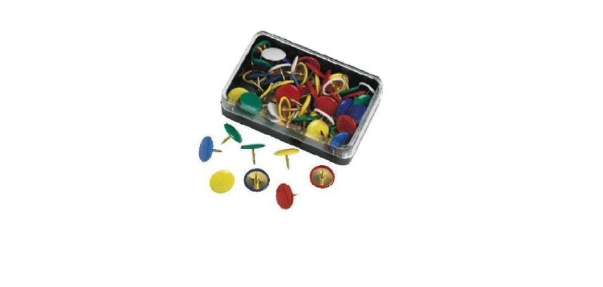 Molho Leone Pins Plastic Cover White