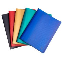 Protège-documents PP recyclé semi-rigide 60 vues Opak - Couleurs assorties