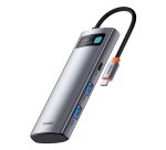Baseus Metal Gleam USB Tipo C 5000 Mbit/s Gris