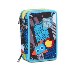 Seven 30C202428-519 astuccio per matita Astuccio portamatite Poliestere Multicolore