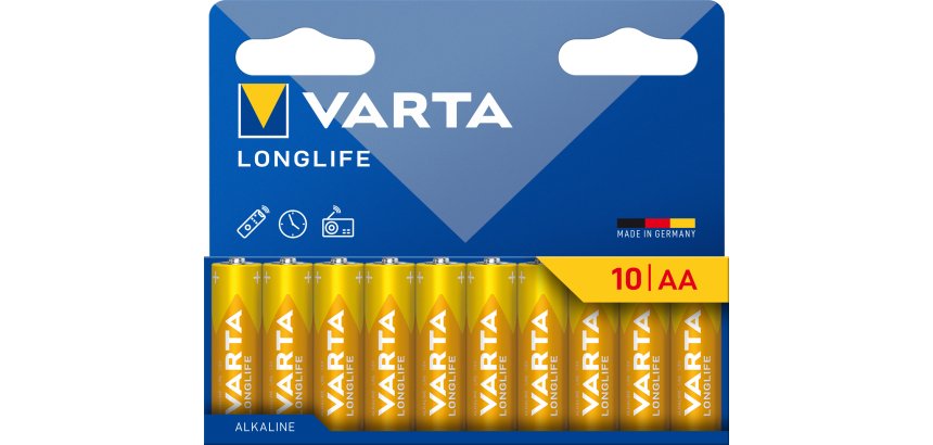 Varta 4106101761 Batteria monouso Stilo AA Alcalino