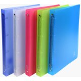 Classeur 4 anneaux plastifié Exacompta Chromaline A4 - Dos 3 cm couleurs assorties