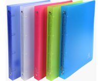 Classeur 4 anneaux 20 mm polypropylène Chromaline - A4 - Couleurs assorties