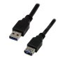 MCL USB 3.0, M/FM, 5m câble USB USB 3.2 Gen 1 (3.1 Gen 1) USB A Noir