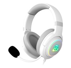 Newskill Gaming NS-HS-SOBEK-IV auricular y casco Auriculares Alámbrico Diadema Juego Blanco