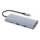 DLH DY-SA5375 hub & concentrateur USB Type-C 10000 Mbit/s Gris
