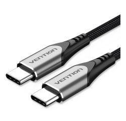 Vention TADHH cable USB USB 2.0 2 m USB C 0,48 Gbit/s 60 W Gris