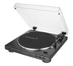 Audio-Technica AT-LP60XUSB Tocadiscos de tracción por correa Gris, Metálico Totalmente automático