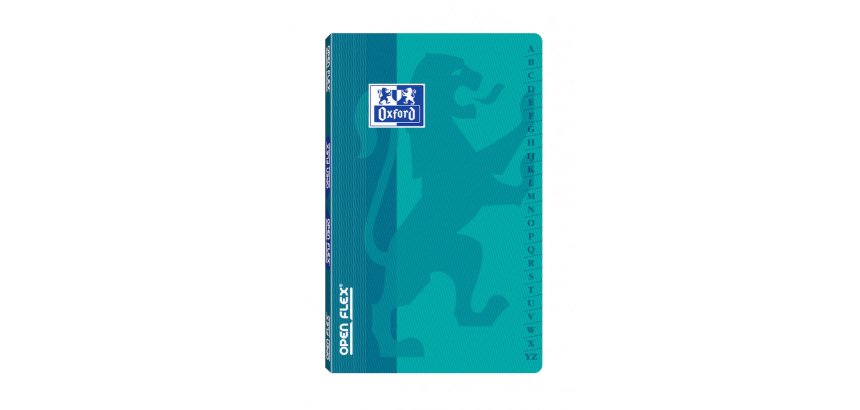 Répertoire Oxford OpenFlex 9x14cm petits carreaux 5mm 96 pages agrafées couverture polypro coloris assortis