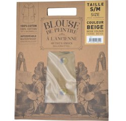 Blouse peinture a l'ancienne oz international  s-m coton   coloris beige