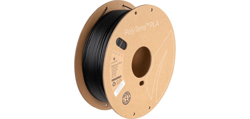 Polymaker PA04007 3D Printing Material Polylactic Acid (PLA) Black 3 kg