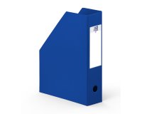 Porte-revues Oxford A4 dos 7cm couverture carte rigide recouverte de PVC bleu