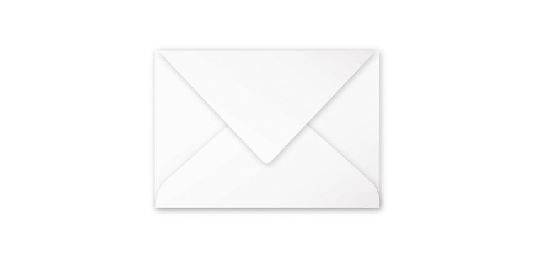 Enveloppe clairefontaine pollen 114x162mm 120g coloris blanc étui 20 unités