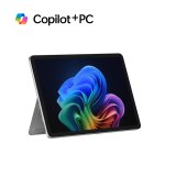 Microsoft Surface Pro 12" Qualcomm Snapdragon 512 GB 30,5 cm (12") 16 GB Wi-Fi 7 (802.11be) Windows 11 Home Platino