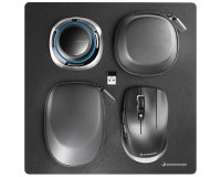 3Dconnexion SpaceMouse Wireless Kit 2 souris Universel Droitier RF Wireless + Bluetooth + USB Type-A Optique