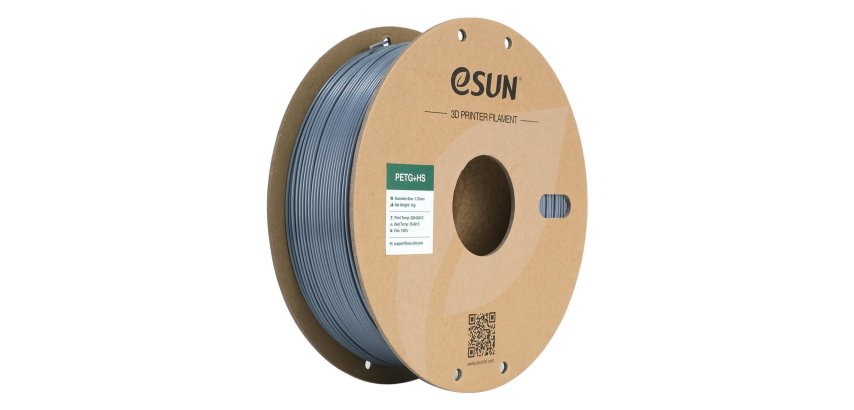 eSUN PETG+HS PETg (Glykolisiertes Polyethylenterephthalat) Grau 1 kg