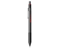 Portemine rotring 600 mecanisme 3 en 1 mine 0,5 mm  et stylo-bille grip coloris   noir
