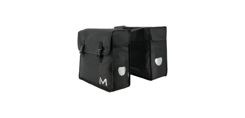 Mobilis 070002 bolsa para bicicletas y cesta Parte trasera Bolsa de bicicletas 30 L Poliéster Negro