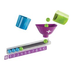 Supports et tableaux magnetiques learning          resources machine a additions magnetique 2 gobelets 1