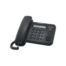 Panasonic KX-TS560EX1B telephone Analog telephone Caller ID Black