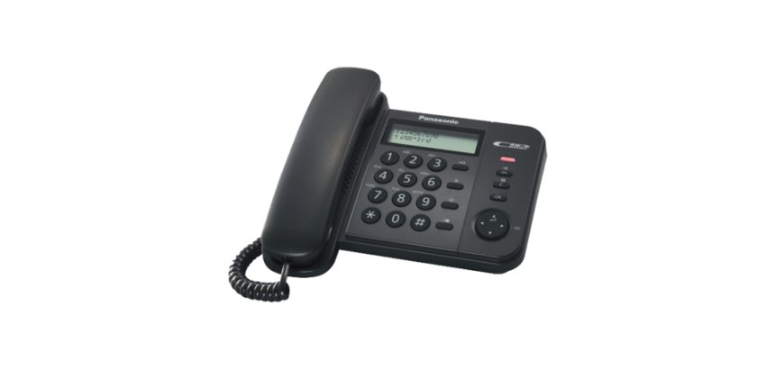 Panasonic KX-TS560EX1B telephone Analog telephone Caller ID Black