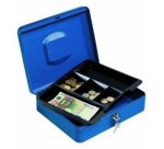 Lebez 065-BL cash/ticket box Metal Black, Blue