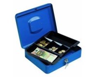 Lebez 065-BL cassetta per monete e banconote Metallo Nero, Blu