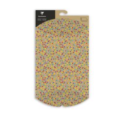 Pochette cadeau 30x40cm Pois Multicolors - Multicolore