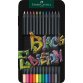 Faber-Castell 116413 colour pencil Beige, Black, Blue, Brown, Green, Grey, Light Blue, Light Green, Orange, Pink, Red, Yellow 12 pc(s)