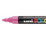 Marqueur posca pc5m gouache encre inodore toutes surfaces pointe moyenne conique couleur opaque couvrante rose