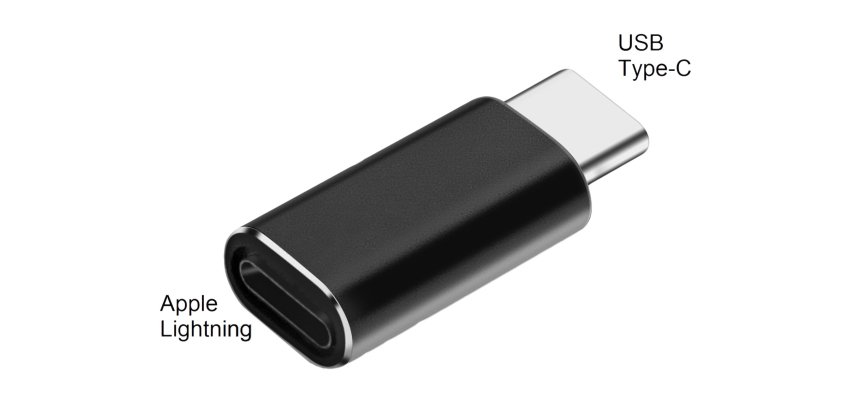 DLH Adaptateur USB-C (male) vers Apple lightning (femelle)