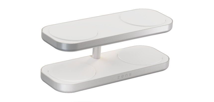 ZENS ZEQC01W/00 oplader voor mobiele apparatuur Hoofdtelefoons, Smartphone, Smartwatch Wit AC Draadloos opladen Snel opladen Binnen