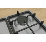 BOSCH Plaque gaz PGQ7B5K90, Série 4, 75 cm, Brûleur Wok