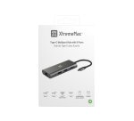XtremeMac XWH-HUB8-13 hub & concentrateur USB Type-C 40000 Mbit/s Gris