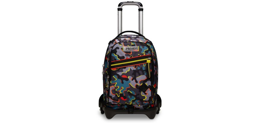 Seven 200102331-428 zaino Zaino scolastico Multicolore Poliestere