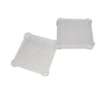 Plaques sodertex pour aqua perles 80x80mm 5 pcs coloris  assorti