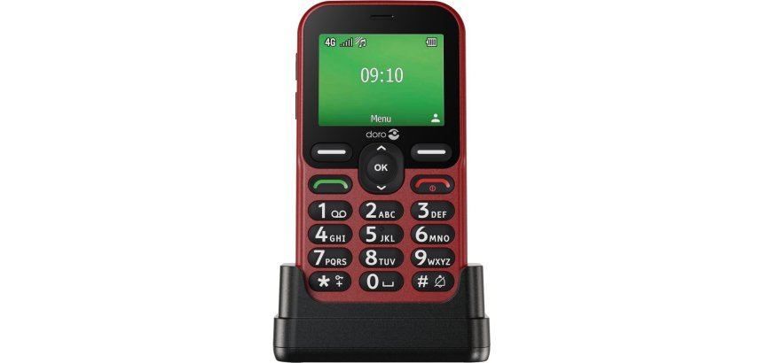 Doro Leva E10 6,1 cm (2.4") 118,9 g Rouge Téléphone pour seniors