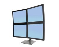 Ergotron DS Series DS100 Quad Monitor Desk Stand 61 cm (24") Bureau Noir